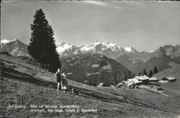 11337255 Hornberg Saanenmoeser Blick Auf Spitzfluh Sanetschhorn Oldenhorn Stalde - Andere & Zonder Classificatie