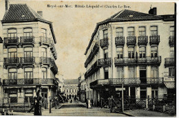 Heyst-sur-Mer Hôtels Léopold Et Charles Le Bon Circulée En 1909 - Heist