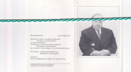 Gerard Callewaert-Baekelandt, Beveren-Roeselare 1911, Izegem 1995. Foto - Obituary Notices