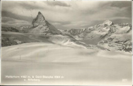 11337130 Zermatt VS Matterhorn Und Dent Blanche Vom Riffelberg  - Andere & Zonder Classificatie