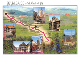 67-ALSACE MULTI VUES-N°3828-C/0243 - Other & Unclassified