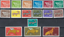 Ireland 1968-70 Stylised Animals Complete Set Of 16 Values (pre-decimal) MM - Nuovi