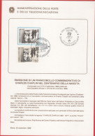 ITALIA - ITALIE - ITALY - 1989 - Centenario Della Nascita Di Charles Chaplin - FDC - Bollettino 18/89 Amministrazione De - FDC