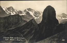 11337037 Schynige Platte Mit Gummihorn Eiger Moench Jungfrau Schynige Platte - Autres & Non Classés