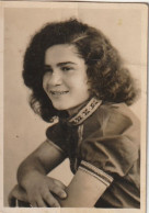 JEWISH JUDAICA TURQUIE ISRAEL ? FAMILY ARCHIVE SNAPSHOT MINI PHOTO GIRL  4.1X5.9 Cm. - Personas Anónimos