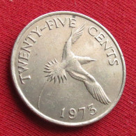 Bermuda 25 Cents 1973 KM# 18 Lt 571 Bermudes Bermudas - Bermuda