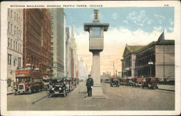 11328949 Chicago_Illinois Michigan Boulevard Traffic Tower - Andere & Zonder Classificatie