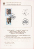 ITALIA - ITALIE - ITALY - 1989 - 4ª Giornata Della Filatelia - FDC - Bollettino 23/89 Amministrazione Delle Poste - FDC