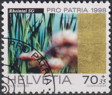 1998 Schweiz Pro Patria, St. Galler Rheintal, ⵙ Zum:CH B259, Mi:CH 1649, Yt:CH 1577, - Usados