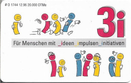 Germany - Siemens – Das 3i-Programm - O 1744 - 12.1996, 6DM, 20.000ex, Mint - O-Series : Séries Client