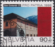 1998 Schweiz Pro Patria, San Gottardo TI, ⵙ Zum:CH B262, Mi:CH 1652, Yt:CH 1580, - Used Stamps