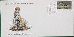 Südafrika Cover 1976 FDC Gepard In Bild Und Frankatur - Nuovi