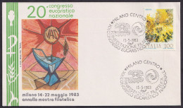 Vatican Italy 1983, Pope Paul John II, Eucharistic Congress, Milano, Spec Cover - Autres & Non Classés