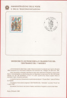 ITALIA - ITALIE - ITALY - 1990 - Centenario Del 1º Maggio - Senza Francobollo - Bollettino 07/90 Amministrazione Delle P - FDC