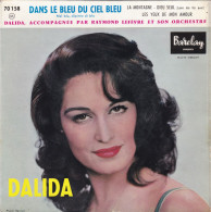 DALIDA : " Dans Le Bleu Du Ciel Bleu " - EP - Otros - Canción Francesa