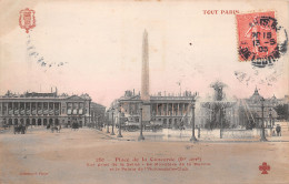 75-PARIS PLACE DE LA CONCORDE-N°T2568-H/0227 - Autres & Non Classés