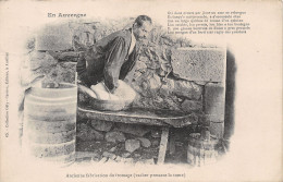 63-AUVERGNE FABRICATION DU FROMAGE-N°T2569-D/0337 - Sonstige & Ohne Zuordnung