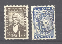 Finlande  :  Yv  159-60  (o)      ,           N2 - Used Stamps