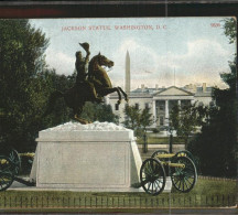 11326276 Washington DC Jackson Statue Pferd Kanonen  - Washington DC
