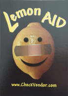 Carte Postale (Tower Records) Lemon AID - At Www.checkvendor.com - Reclame