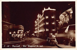 Liban - BEYROUTH - Rue Weygand La Nuit - Ed. Gulef 40 - Liban