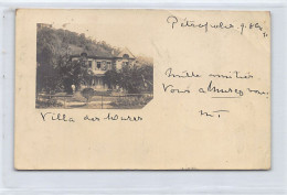 Brasil - PETROPOLIS - Villa - REAL PHOTO Ano 1903 - Ed. Desconhecido  - Other & Unclassified