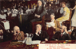 Judaica - Israel - TEL AVIV - Lord Balfour's Reception At The Town-hall - Publ. Moshe Ordmann 97 - Israele