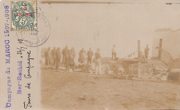 Campagne Du MAROC (1907-1908) - BER-RÉCHID - Fours De Campagne - CARTE PHOTO - E - Autres & Non Classés