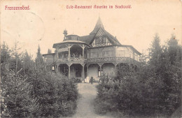 Czech Rep. FRANZENSBAD Františkovy Lázně - Café-restaurant Amerika In Stadtwald - Czech Republic