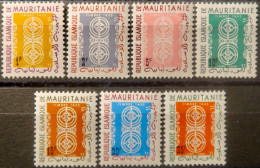 LP3844/2257 - MAURITANIE - 1961 - TIMBRES TAXE - SERIE COMPLETE - N°27 à 33 NEUFS* - Mauritanië (1960-...)