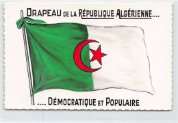 Algérie - Drapeau De La République Algérienne Démocratique Et Populaire - Ed. Jomone  - Autres & Non Classés