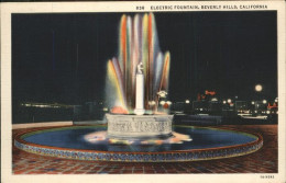 11326123 Beverly_Hills_California Electric Fountain At Night - Otros & Sin Clasificación