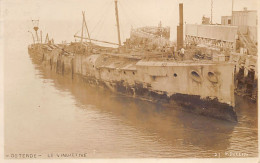 OOSTENDE (W. Vl.) Wrak Van De HMS Vindictive FOTOKAART G. Pottier - Oostende