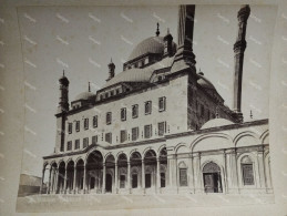 Egypt CAIRO Ancient Photo J.P.Sebah. Mosquee Mohamed-Aly.  270x217 Mm. Glued On Cardboard - Africa