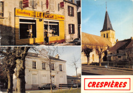 78-CRESPIERES-CAFE LE FLASH-N°580-D/0217 - Sonstige & Ohne Zuordnung