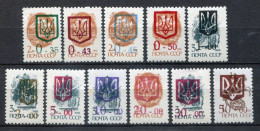 Ucrania 1992. Yvert 155-65 ** MNH. - Ucrania