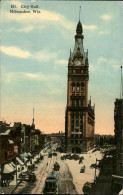 11325980 Milwaukee_Wisconsin City Hall Im Schnee Strassenbahn - Andere & Zonder Classificatie