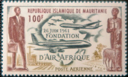 LP3844/2262 - MAURITANIE - 1962 - POSTE AERIENNE - N°21 NEUF* - Mauritanië (1960-...)