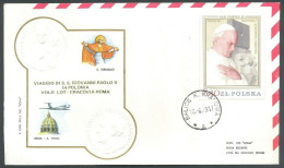 Vatican Poland 1979, Pope Voyage, Poland, Kraków, Special Cover - Otros & Sin Clasificación