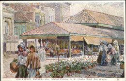 11325863 New_Orleans_Louisiana Old French Market After Original Painting - Altri & Non Classificati