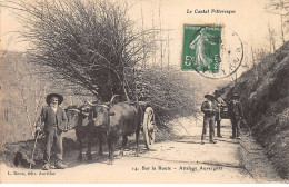 Le Cantal Pittoresque - Sur La Route - Attelage Auvergnat - état - Autres & Non Classés