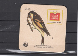 BEERMAT WWF With  GOLDFINCH. - Andere & Zonder Classificatie