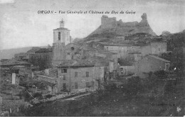 ORGON - Vue Générale Et Château Du Duc De Guise - Très Bon état - Other & Unclassified