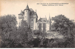 Environs De VILLEFRANCHE DE ROUERGUE - Château D'Orlhonac - Très Bon état - Autres & Non Classés