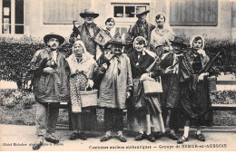 Costumes Anciens Authentique - Groupe De SEMUR EN AUSSOIS - Très Bon état - Other & Unclassified