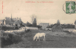 GUERNY - Vue Sur L'Eglise Et Le Château - Très Bon état - Other & Unclassified