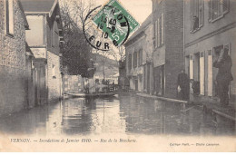 VERNON - Inondations De 1910 - Rue De La Boucherie - état - Vernon