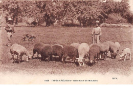 TYPES CREUSOIS - 1648 - Gardeuse De Moutons - Très Bon état - Other & Unclassified