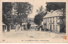 LA COURTINE - Sortie Du Camp - Très Bon état - La Courtine