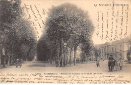 SAINT BRIEUC - Palais De Justice Et Grande Avenue - Très Bon état - Saint-Brieuc